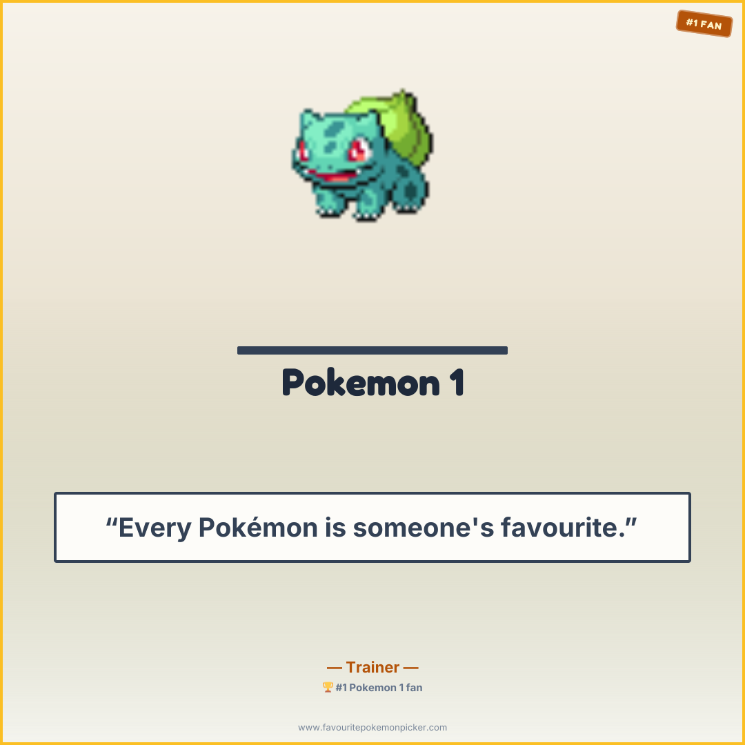 Diglett — Favourite Pokémon Declarations